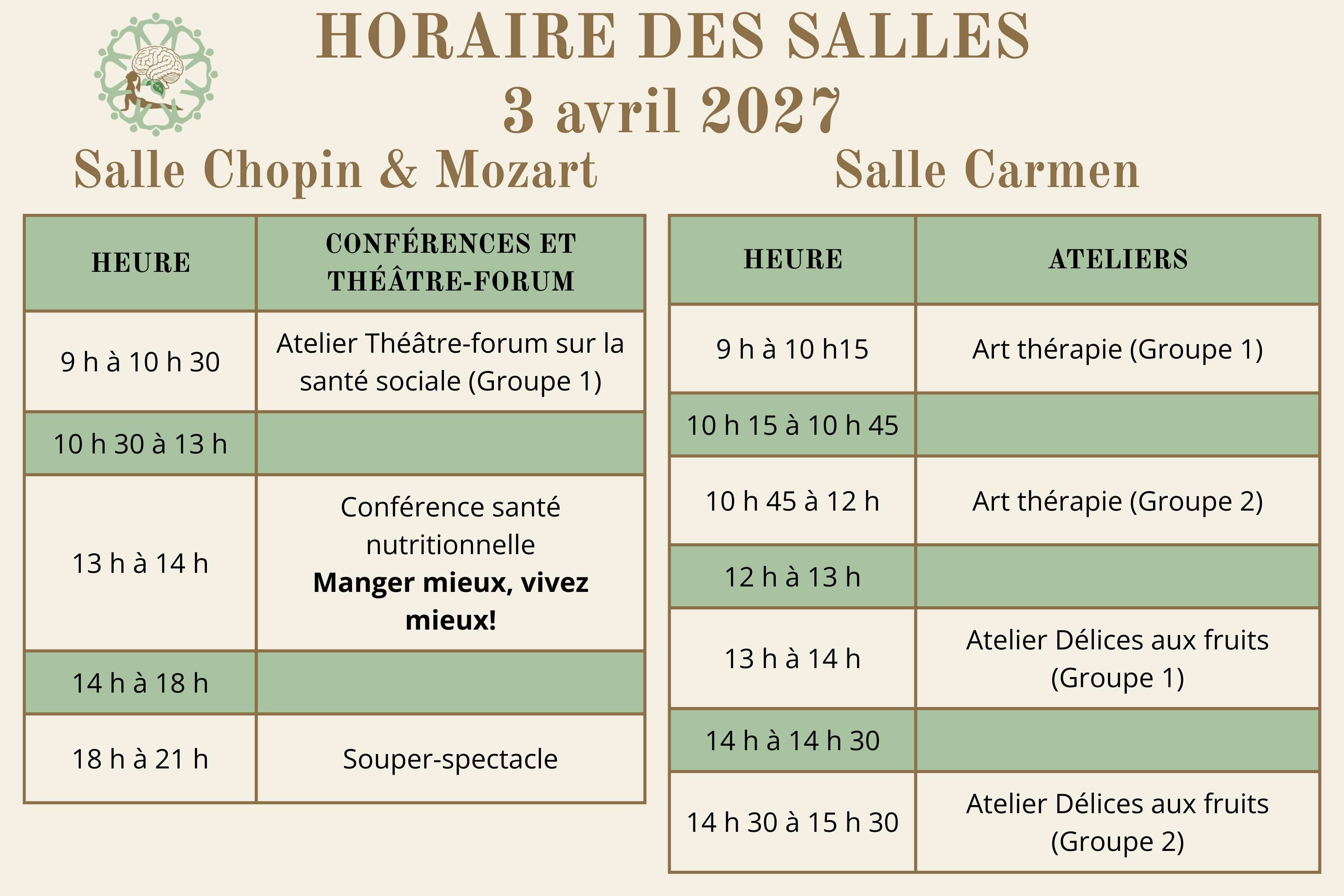 horaire 1